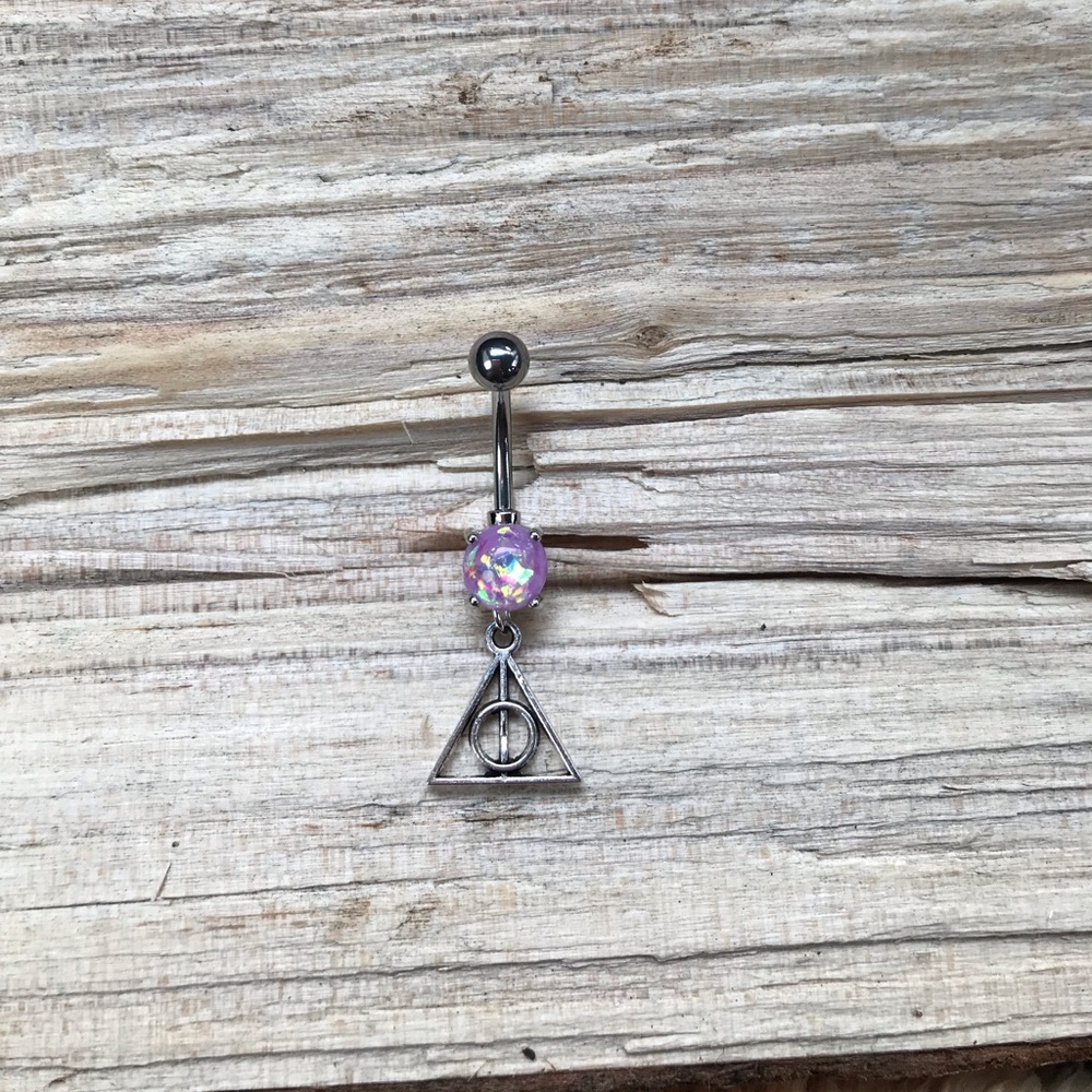Purple‎ Opal Harry Potter Belly Button Ring